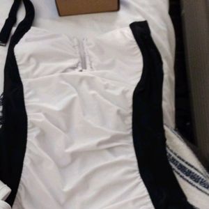 Three piece bathing suit with cover up pants